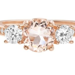 Fashion cz sterling silver ring